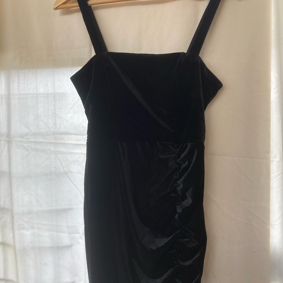 ASOS Black Velvet Maxi Dress - Picture 1 of 5